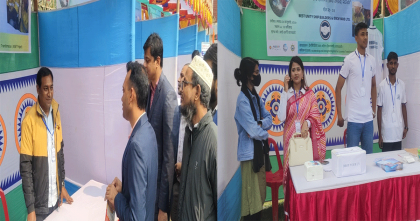 বাগেরহাটে তরুণদের বেকারত্ব দূরীকরণের লক্ষ্যে চাকরি মেলা অনুষ্ঠিত