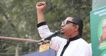 গাই গরু বাঁধার দড়ি দিয়ে এবার চাঁদাবাজদের বাঁধতে হবে: রাশেদ প্রধান