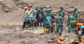 ইন্দোনেশিয়ায় ভূমিধসে ২৩ সেনা নিহত