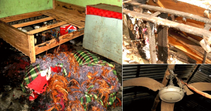 বগুড়ায় জামায়াত নেতার বাড়ীতে আগুন