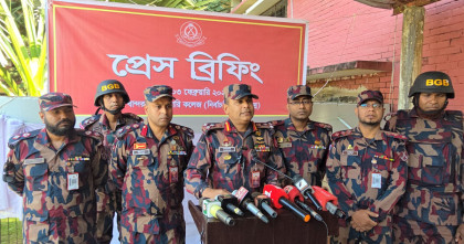 নির্বাচনকে কেন্দ্র করে বান্দরবানের সীমান্ত এলাকায় কঠোর অবস্থানে বিজিবি