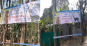 রাতের আঁধারে ছিঁড়ে ফেলা হচ্ছে স্বতন্ত্র প্রার্থীর ব্যানার-বিলবোর্ড