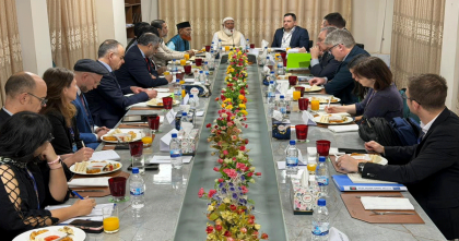 জামায়াত  আমিরের সঙ্গে ইইউ নির্বাচন পর্যবেক্ষণ মিশনের প্রধানের সৌজন্য সাক্ষাৎ 