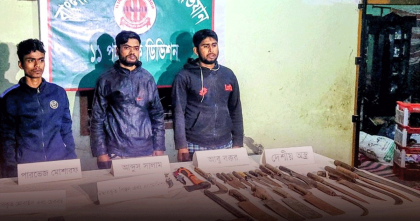 গুলিভর্তি পিস্তল-দেশীয় অস্ত্রসহ বিএনপির তিন নেতাকর্মী গ্রেফতার