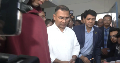 ভোট দিলেন তারেক রহমান