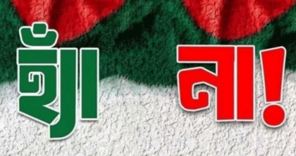 ৭৫.৩৪ শতাংশ ‘হ্যাঁ’ এবং ২৪.৬৬ শতাংশ ‘না’ ভোট