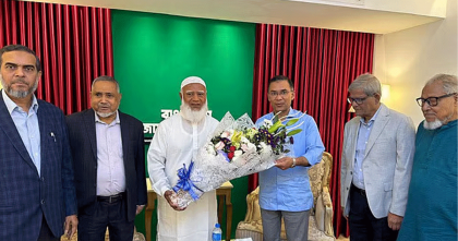 জামায়াত আমিরের বাসায় তারেক রহমান