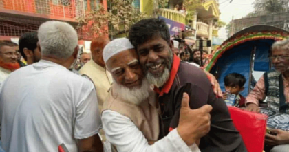 প্রচারণায় অংশ নেয়া রিকশা চালকের মৃত্যু, পরিবারের পাশে জামায়াত আমির