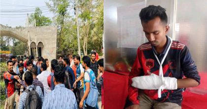 পাবিপ্রবিতে ছাত্রদল সভাপতির দুই গ্রুপের সংঘর্ষ, আহত ১