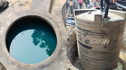 নাটোরে মাটির নিচে লুকানো ১০ হাজার লিটার জ্বালানি তেল উদ্ধার, ব্যবসায়ীকে জরিমানা

