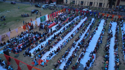 শেকৃবিতে ছাত্রদলের উদ্যোগে দুই হাজার শিক্ষার্থীর গণইফতার

