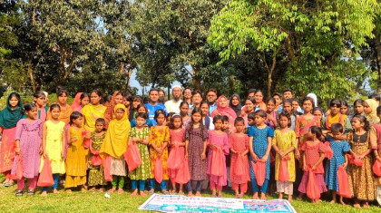 ঈদের মেহেদিতে রঙিন সুবিধাবঞ্চিত শিশুরা