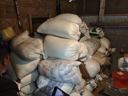 সুন্দরগঞ্জে ভিজিএফ চাল কালোবাজারে বিক্রির চেষ্টায় মামলা, উদ্ধার ৪ হাজার ১৩৩ কেজি চাল