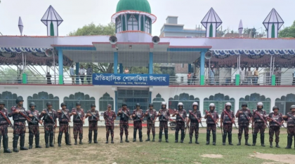 শোলাকিয়ায় ঈদ জামাতে ৫ প্লাটুন বিজিবি মোতায়েন, জোরদার নিরাপত্তা ব্যবস্থা