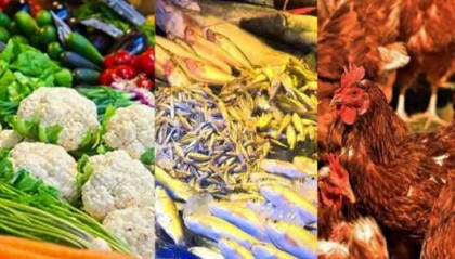 মাছ-মুরগির দাম ঊর্ধ্বমুখী, সবজি ও ডিমে কিছুটা স্বস্তি