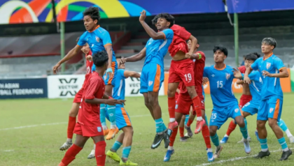 সাফ অনূর্ধ্ব-২০ ফুটবল: ভারতের সঙ্গে ড্র করে সেমিফাইনালে বাংলাদেশ