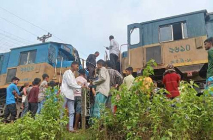 সিলেট-ঢাকা রেল যোগাযোগ তিন ঘণ্টা বন্ধের পর স্বাভাবিক