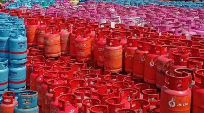 এলপি গ্যাসের দাম বৃদ্ধি, ১২ কেজি সিলিন্ডার ১৭২৮ টাকা