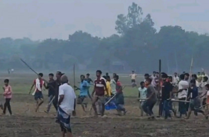 কুষ্টিয়ার গোরস্থান উন্নয়ন কাজকে কেন্দ্র করে দুই গ্রামবাসীর সংঘর্ষ