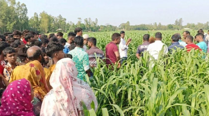 সিরাজগঞ্জে ঘাসক্ষেতে কিশোরের গলাকাটা মরদেহ উদ্ধার