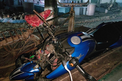 পাওয়ার ট্রলির সঙ্গে সংঘর্ষে প্রাণ গেল মোটরসাইকেল চালকের