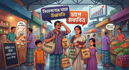 নিত্যপণ্যের দামে ঊর্ধ্বগতি, চাপে মধ্যবিত্ত