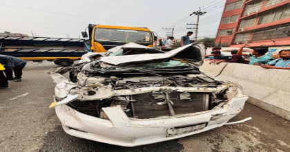 গাজীপুরে ঢাকা-ময়মনসিংহ মহাসড়কে ভয়াবহ দুর্ঘটনা