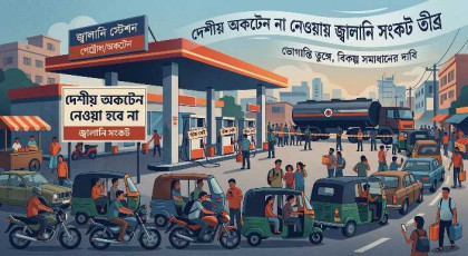 দেশীয় অকটেন না নেওয়ায় জ্বালানি সংকট তীব্র