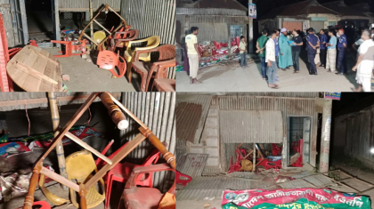 বিএনপির কার্যালয় ও দোকানে আ.লীগের হামলা-ভাঙচুর, আহত ২০
