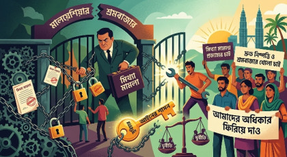 মালয়েশিয়ার শ্রমবাজার খোলায় বাধা মিথ্যা মামলা, দ্রুত নিষ্পত্তির দাবি