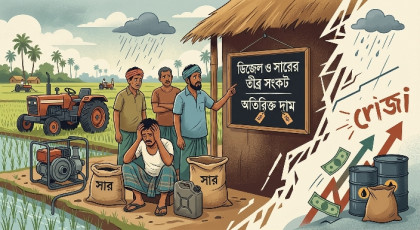 ডিজেল-সারের সংকটে চাপে কৃষি, বাড়তি দামে দিশাহারা কৃষক