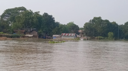 তিন জেলায় বন্যার আশঙ্কা, বাড়ছে নদ-নদীর পানি