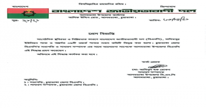 চুয়াডাঙ্গা খাদিমপুর ইউনিয়ন বিএনপির সকল কমিটি বিলুপ্ত