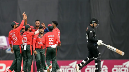 বৃষ্টিবিঘ্নিত ম্যাচে নিউজিল্যান্ডের জয়, সিরিজ ১-১ সমতায় শেষ