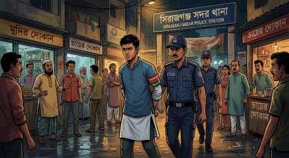 সিরাজগঞ্জে চাঁদাবাজির মামলায় ছাত্রদল নেতা গ্রেপ্তার