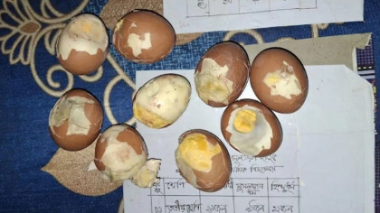 নীলফামারীতে স্কুল ফিডিংয়ে পচা ডিম সরবরাহের অভিযোগ, অভিভাবকদের ক্ষোভ