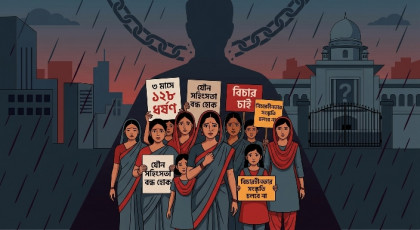 তিন মাসে ১২৮ ধর্ষণ, বাড়ছে যৌন সহিংসতা ও বিচারহীনতার শঙ্কা
