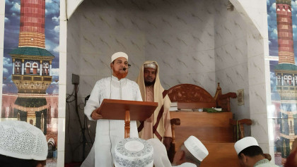 কামারখন্দে সামাজিক অনুষ্ঠানে এসে জুম্মার বয়ান দিলেন রফিকুল ইসলাম খান