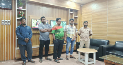 থানায় আসামি ছাড়াতে এসে ৫ বিএনপি-জামায়াত নেতা আটক 