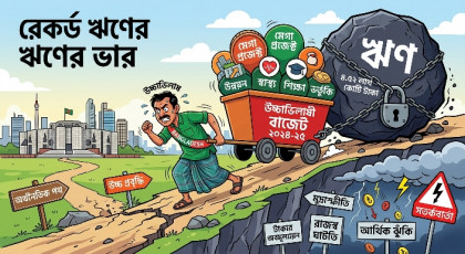 রেকর্ড ঋণের ভারে উচ্চাভিলাষী বাজেট, বাড়ছে অর্থনৈতিক ঝুঁকি