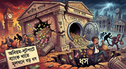 অনিয়ম-লুটপাটে ব্যাংক খাতে মূলধনে বড় ধস