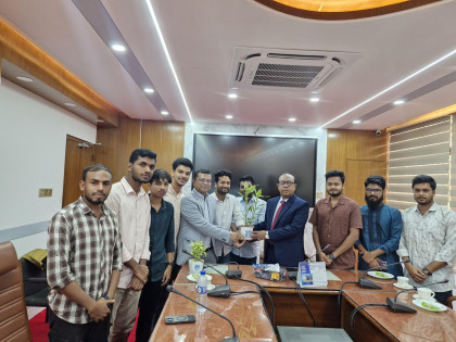 উপাচার্যের সঙ্গে নোবিপ্রবি রিপোর্টার্স ইউনিটি'র সৌজন্যে সাক্ষাৎ ও মতবিনিময় সভা