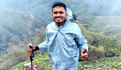 আন্তর্জাতিক ট্রেইল রেইসে ইতিহাস গড়লেন হবিগঞ্জের আমির উদ্দিন