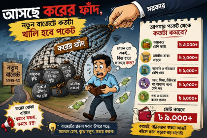 আসছে করের ফাঁদ, নতুন বাজেটে কতটা খালি হবে পকেট

