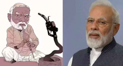 নরওয়ের পত্রিকায় ‘সাপুড়ে’ মোদির কার্টুন