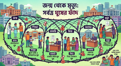 জন্ম থেকে মৃত্যু, সর্বত্র ঘুষের ফাঁদ: সেবা পেতে অতিষ্ঠ সাধারণ মানুষ