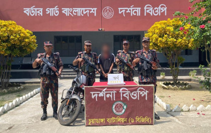 চুয়াডাঙ্গা সীমান্তে সোয়া কোটি টাকার স্বর্ণ উদ্ধার, আটক ১