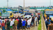 যানজট নিরসনের দাবিতে মহাসড়ক অবরোধ, ১২ কিমি যানজট