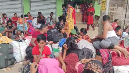 হোল্ডিং সেন্টারের ভয়ে সীমান্তে ৬০০ বাংলাদেশি