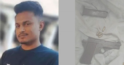 জনতার ধাওয়ায় পিস্তল ফেলে পালালেন নিষিদ্ধ ছাত্রলীগের কর্মী